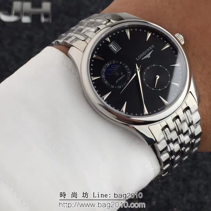 LONGINES浪琴 全自動機械 男士時尚腕表 WSS1751